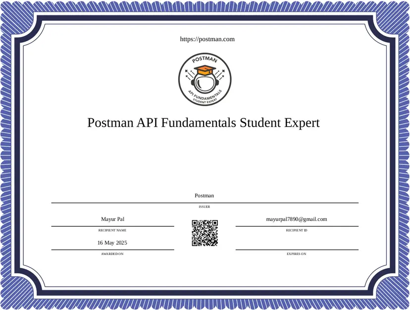 Postman API Fundamentals Student Expert