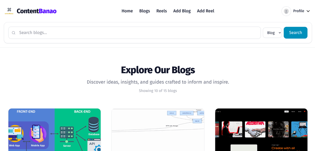 ContentBanao screenshot 3